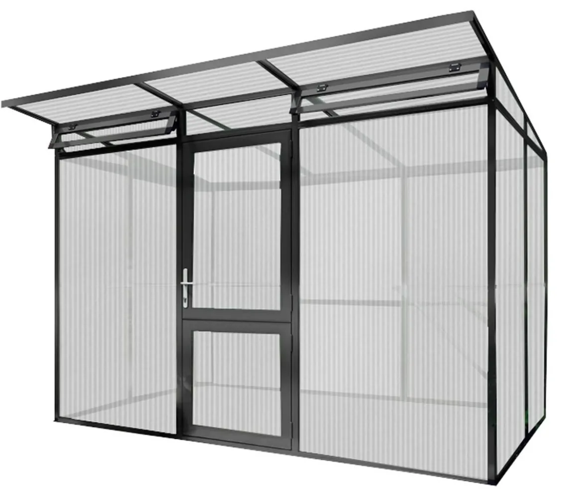 KGT Gewächshaus Linea II, ca. B297/H215/T254 cm