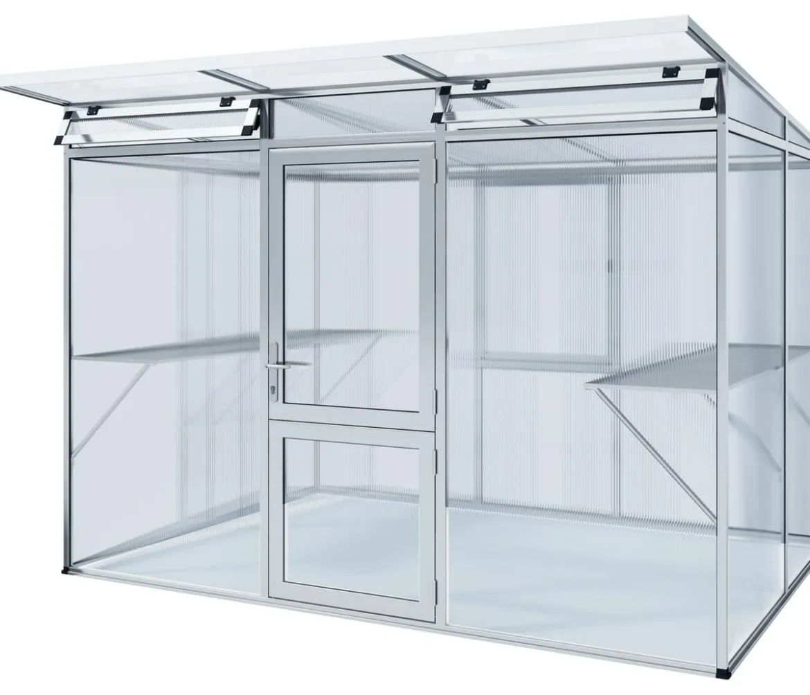 KGT Gewächshaus Linea II, ca. B297/H215/T254 cm