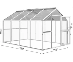 KGT Gewächshaus Novum IV, ESG + HKP