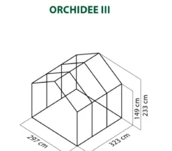 KGT Gewächshaus Orchidee III
