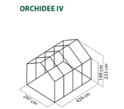 KGT Gewächshaus Orchidee IV