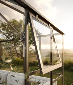 KGT Gewächshaus-Pavillon PaviLux 3 x 3 m ESG/HKP, ca. B300/H288/T300 cm