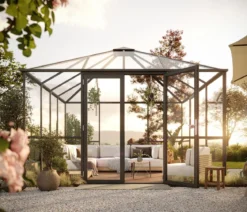 KGT Gewächshaus-Pavillon PaviLux 3,50 x 3,50 m ESG/HKP, ca. B350/H302/T350 cm
