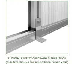 KGT Gewächshaus Rhodo III, ca. B227/H204/T227 cm