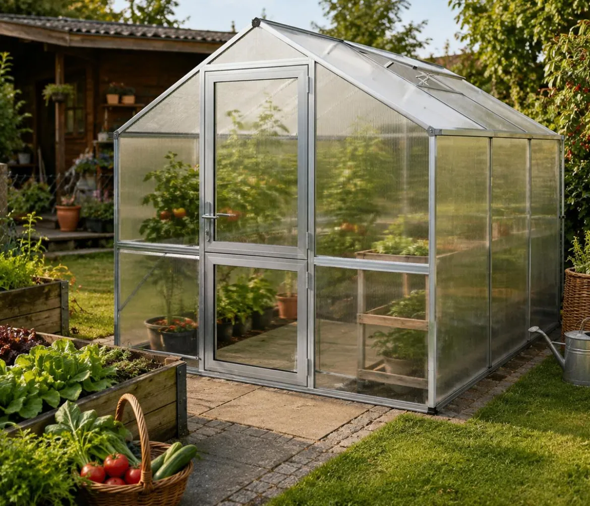 KGT Gewächshaus Rose III, ca. B233/H215/T322 cm