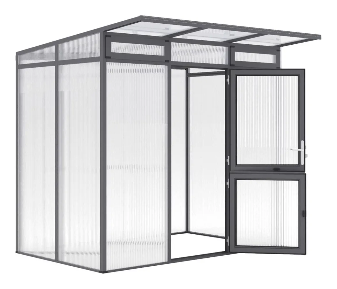 KGT Gewächshaus Santini Small, ca. B233/H215/T150 cm
