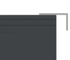 KGT Schneckenkante für Aluminium-Hochbeet 210, ca. B204/T90 cm