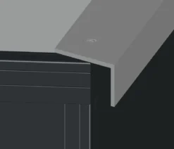 KGT Schneckenkante für Aluminium-Hochbeet 130, ca. B120/T90 cm