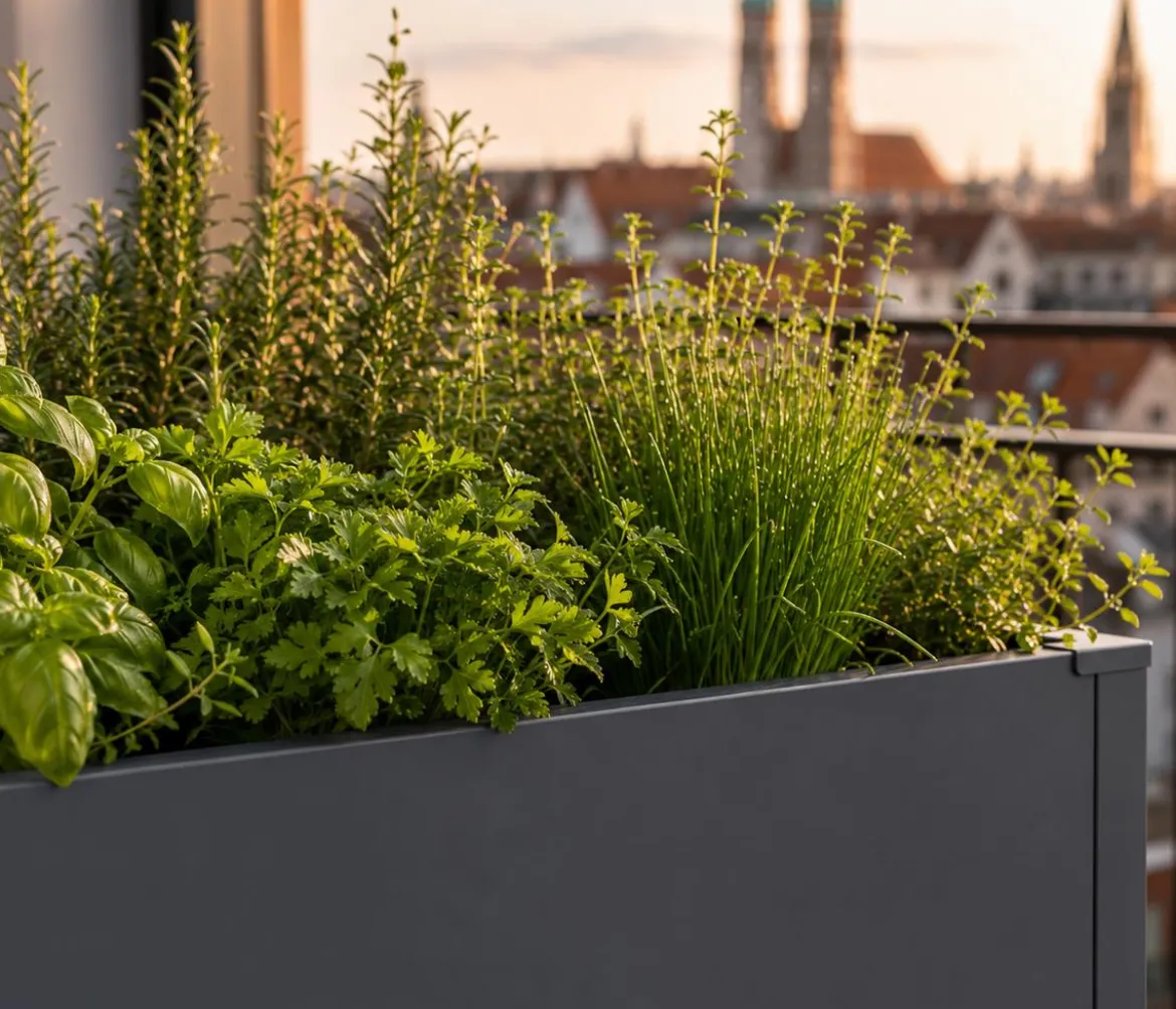 KGT Stahl-Hochbeet Urban Grow Space, anthrazit/grau