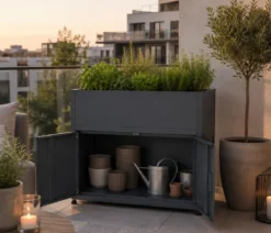 KGT Stahl-Hochbeet Urban Grow Space, anthrazit/grau