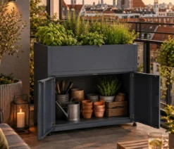 KGT Stahl-Hochbeet Urban Grow Space, anthrazit/grau