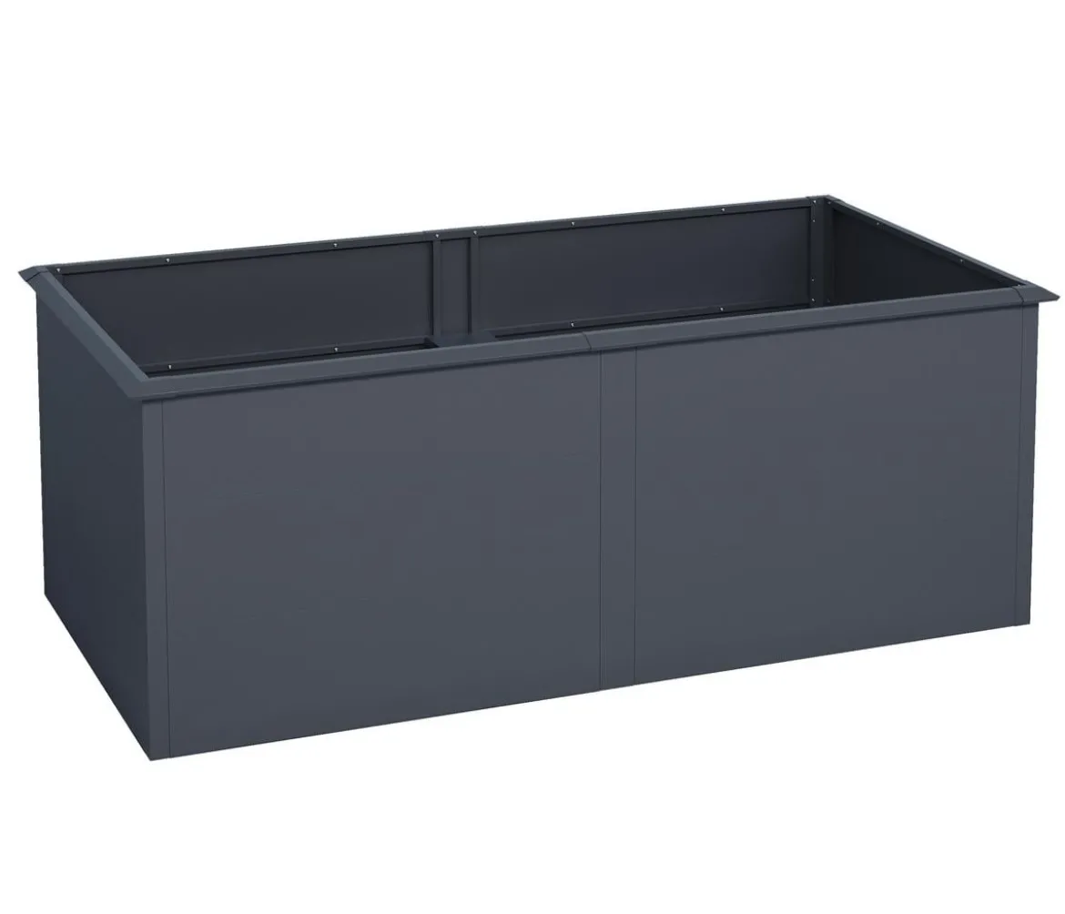 KGT Stahl-Hochbeet Urban Grow, anthrazit/grau