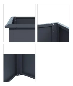 KGT Stahl-Hochbeet Urban Grow, anthrazit/grau