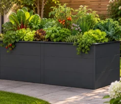 KGT Stahl-Hochbeet Urban Grow, anthrazit/grau