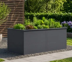 KGT Stahl-Hochbeet Urban Grow, anthrazit/grau