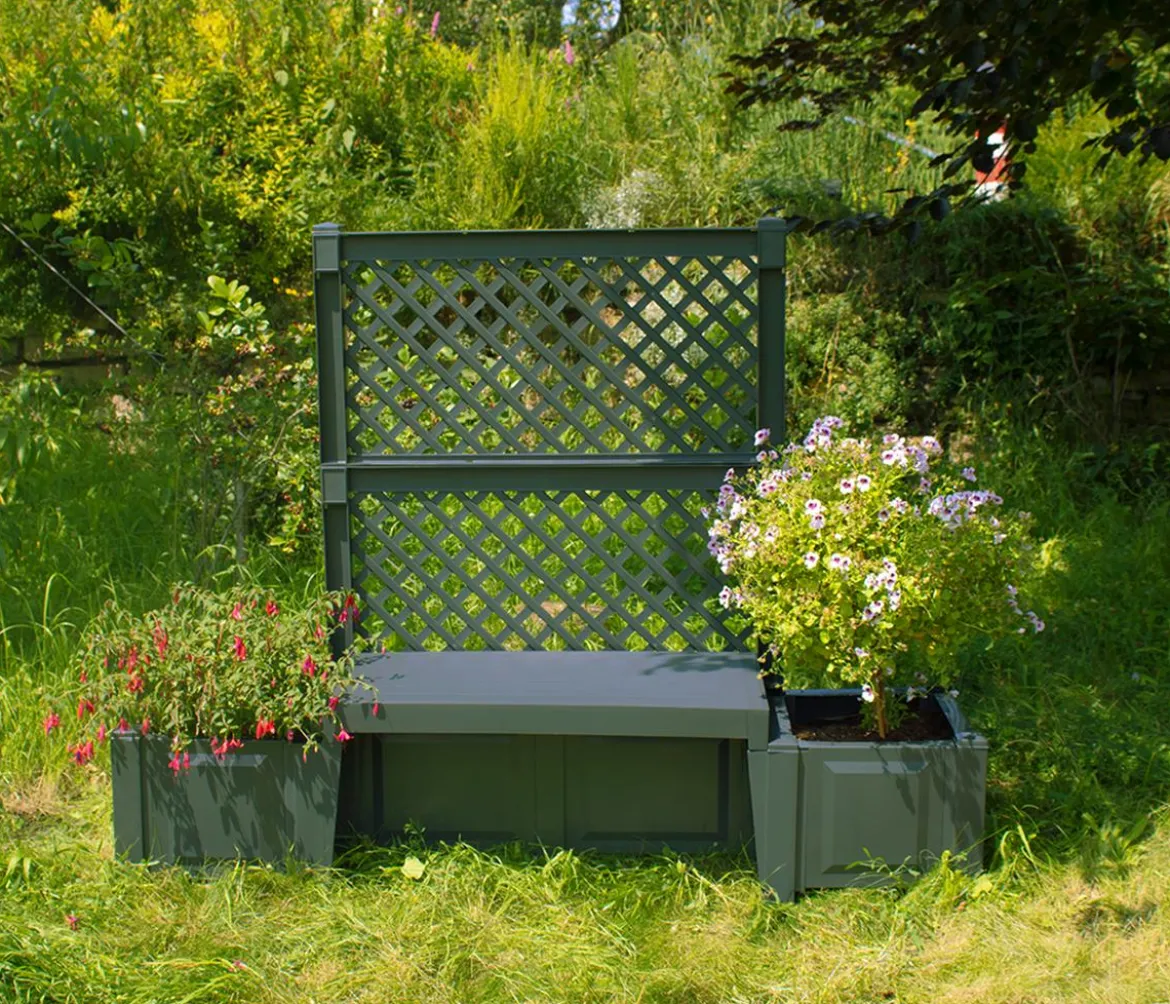 KHW Kunststoff-Gartenbank Kopenhagen