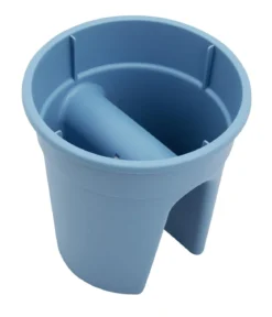KHW Kunststoff-Geländertopf Flowerclip, rund, ca. Ø27/H27 cm, 3er-Set