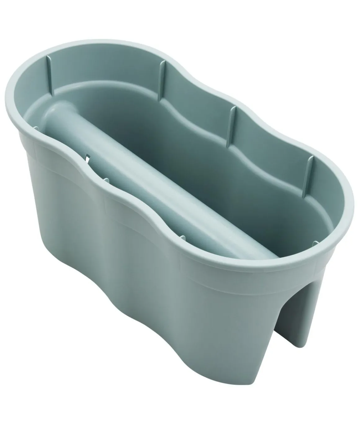 KHW Kunststoff-Geländertopf Flowerclip, ca. B57,5/H27/T27,7 cm, 2er-Set