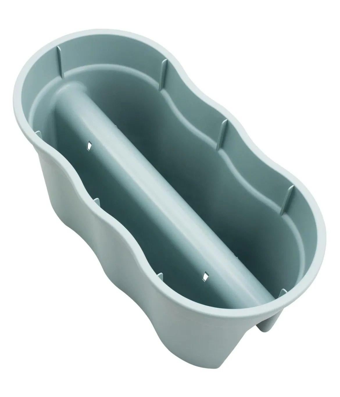 KHW Kunststoff-Geländertopf Flowerclip, ca. B57,5/H27/T27,7 cm, 2er-Set