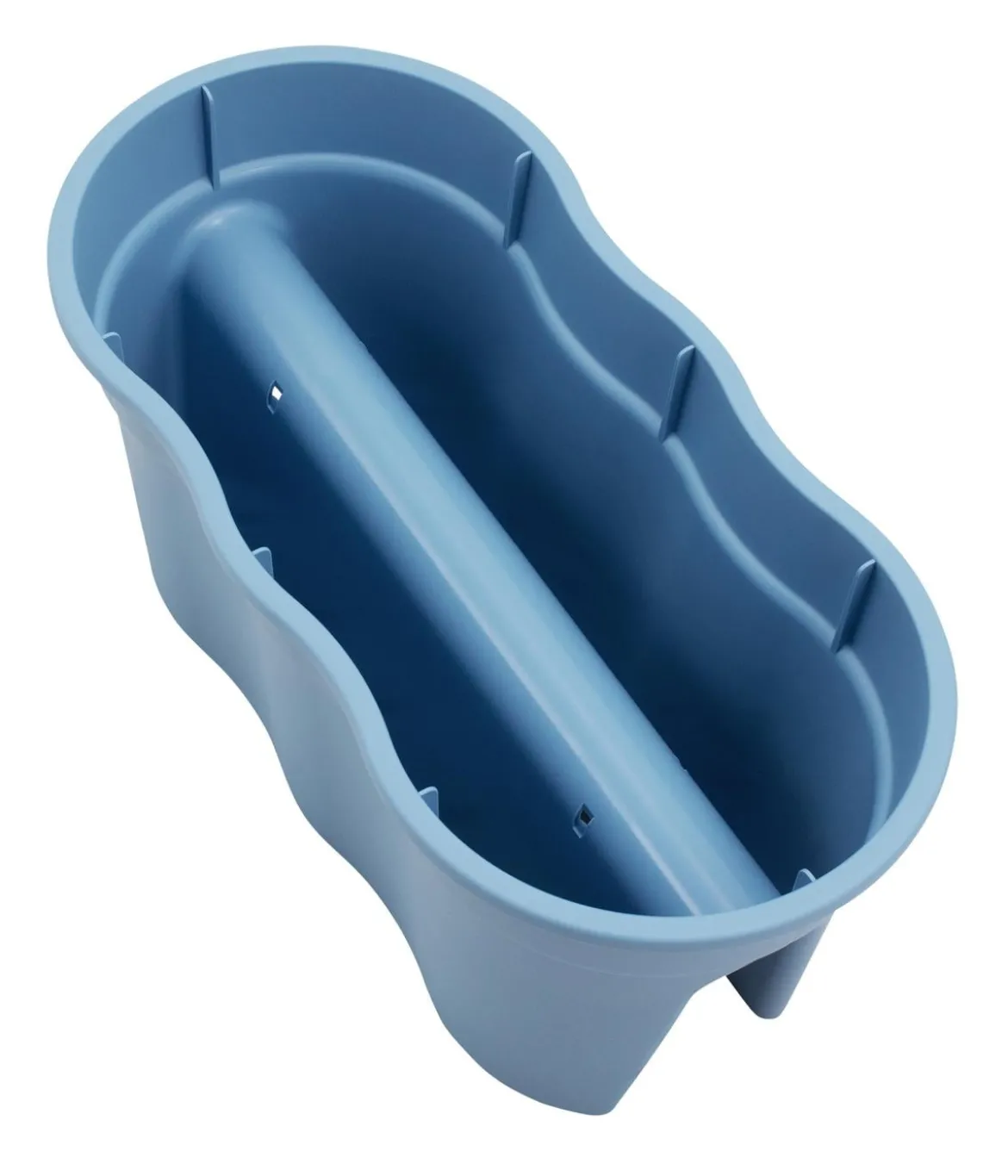 KHW Kunststoff-Geländertopf Flowerclip, ca. B57,5/H27/T27,7 cm, 2er-Set