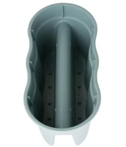 KHW Kunststoff-Geländertopf Flowerclip, ca. B57,5/H27/T27,7 cm, 2er-Set