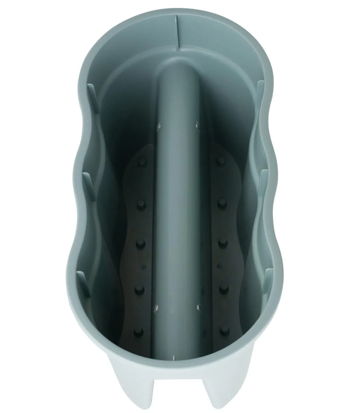 KHW Kunststoff-Geländertopf Flowerclip, ca. B57,5/H27/T27,7 cm, 2er-Set