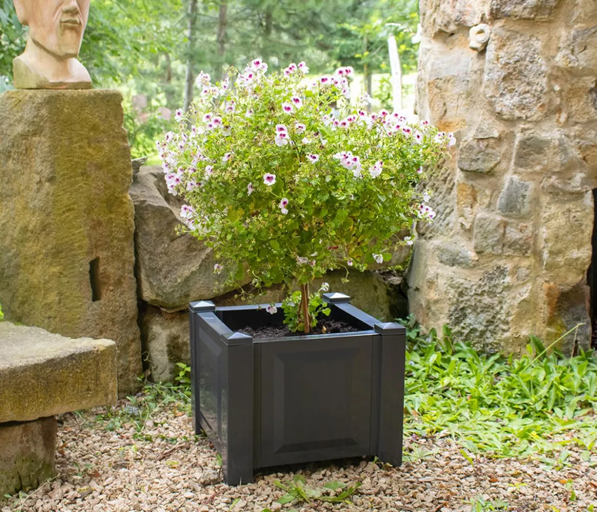 KHW Kunststoff-Pflanzkasten, ca. B43/H41/T43 cm