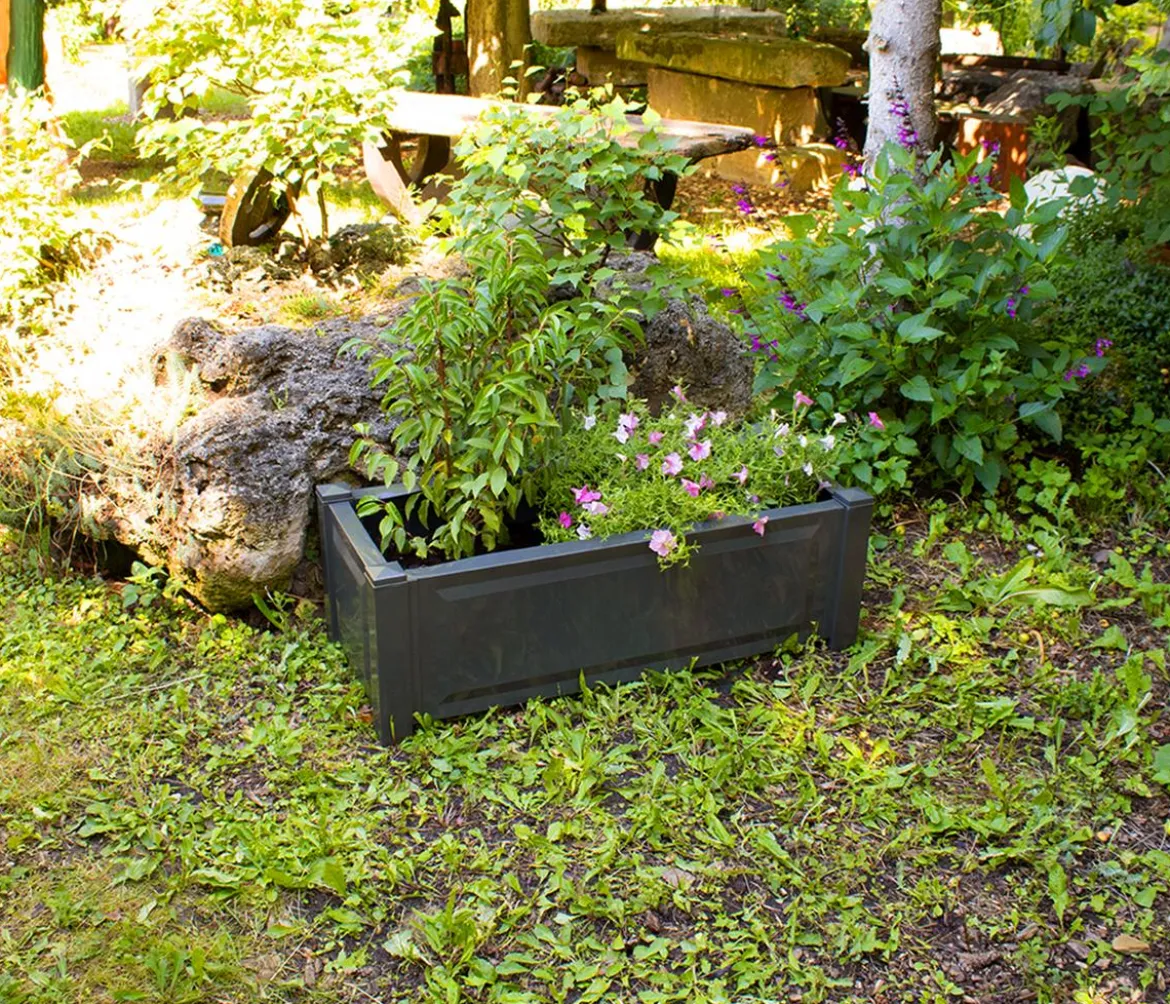 KHW Kunststoff-Pflanzkasten, ca. B100/H41/T43 cm