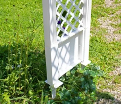 KHW Kunststoff-Rosenbogen mit Erdspießen, ca. B100/H207/T43 cm