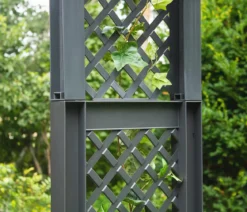 KHW Kunststoff-Rosenbogen mit Erdspießen, ca. B100/H207/T43 cm