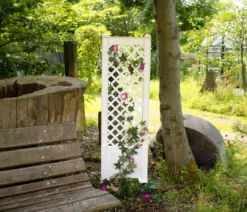KHW Kunststoff-Spalier mit Erdspießen, ca. B43/H140/T6 cm