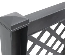 KHW Kunststoff-Spalier mit Erdspießen, ca. B43/H140/T6 cm