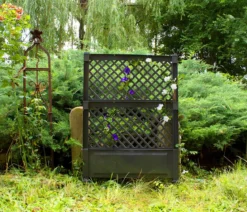 KHW Kunststoff-Spalier mit Erdspießen, ca. B100/H140/T6 cm