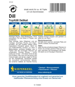 Kiepenkerl Saatgut Dill 'Delikat Topfdill'