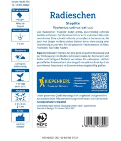 Kiepenkerl Saatgut Radies 'Stoplite'