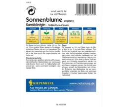 Kiepenkerl Saatgut Sonnenblume 'Samtkönigin'