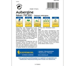 Kiepenkerl Samen Aubergine 'Kaberi'