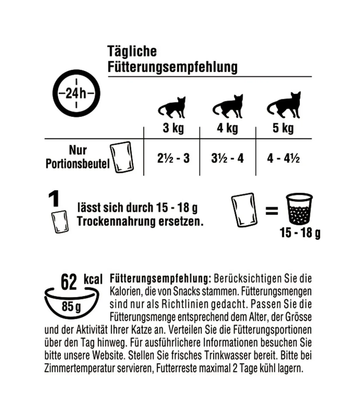 KITEKAT® Nassfutter für Katzen Multipack Bunte Vielfalt in Sauce, Adult, 24 x 85 g