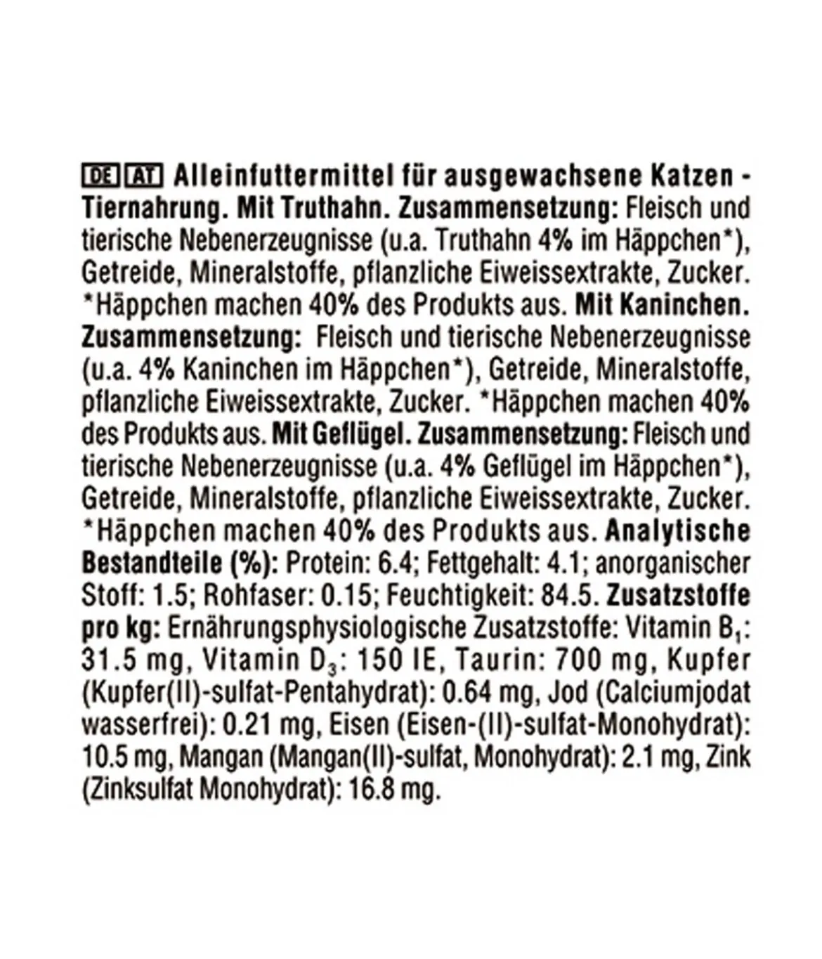 KITEKAT® Nassfutter für Katzen Multipack Landpicknick in Sauce, Adult, 12 x 85 g