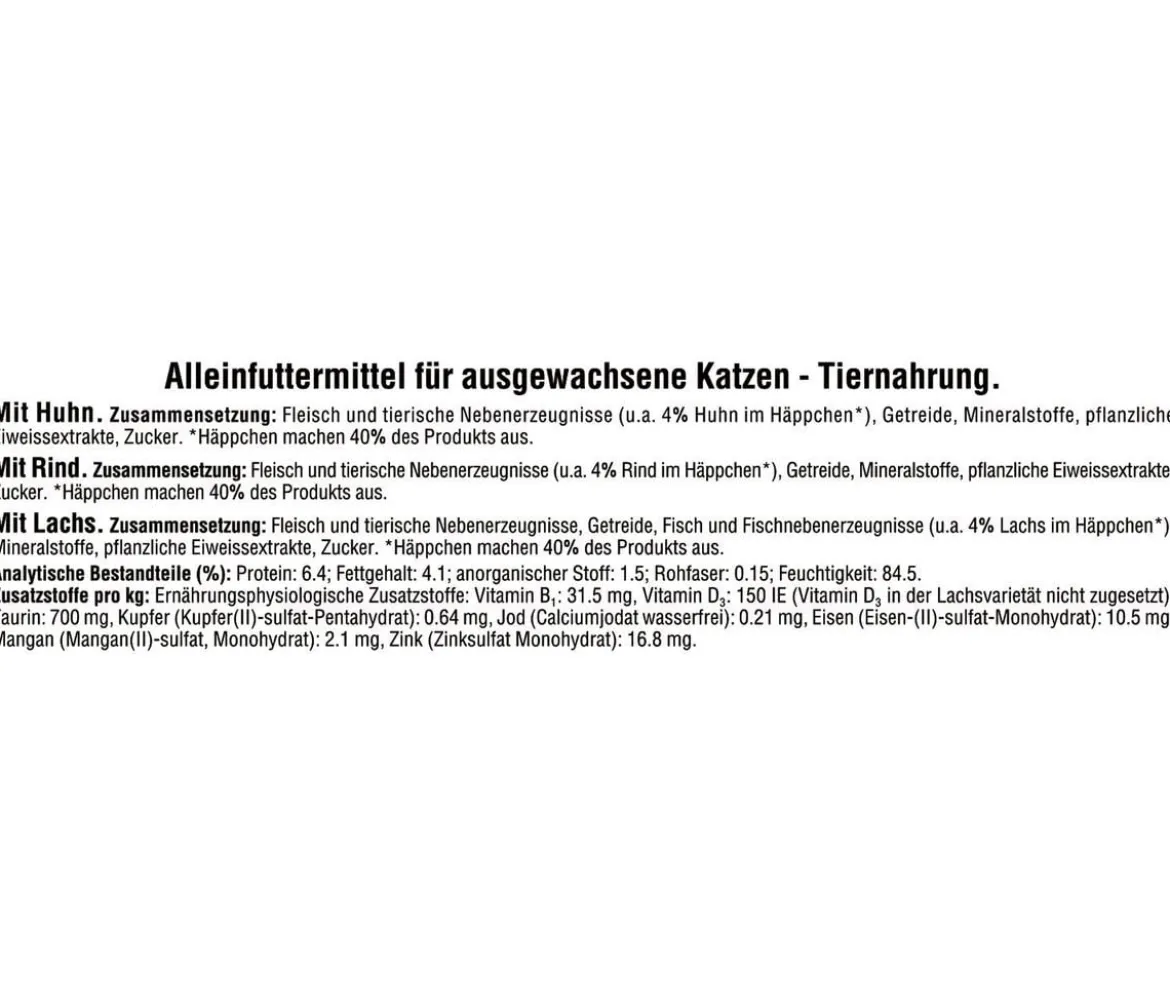 KITEKAT® Nassfutter für Katzen Multipack Bunte Vielfalt in Sauce, Adult, 48 x 85 g