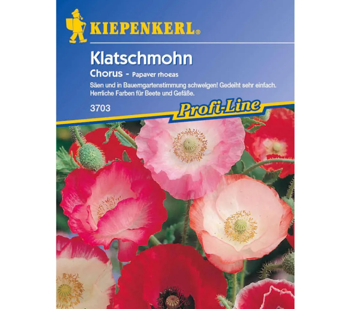 Klatschmohn Chorus, Saatgut von Kiepenkerl