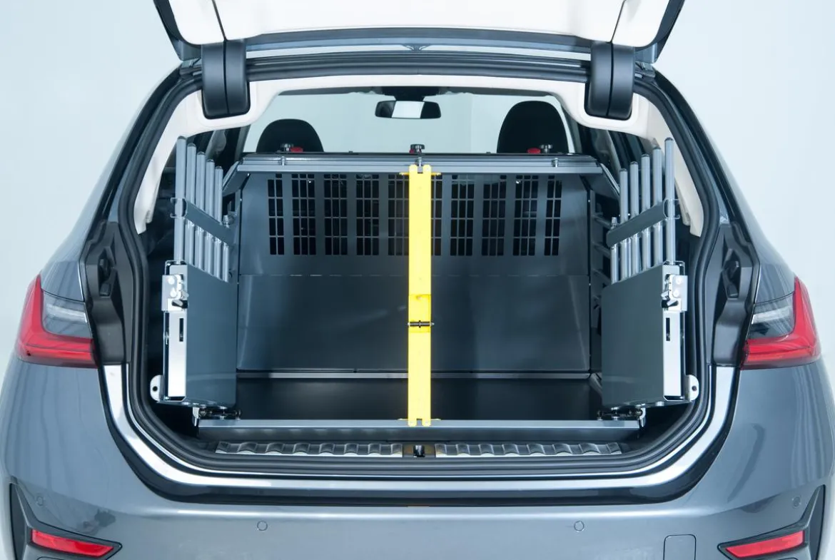 kleinmetall® Hundetransportbox VarioCage Doppelbox S, ca. B93/H59/T73-99 cm