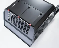 kleinmetall® Hundetransportbox VarioCage Doppelbox XL, ca. B99/H71,5/T81-103 cm