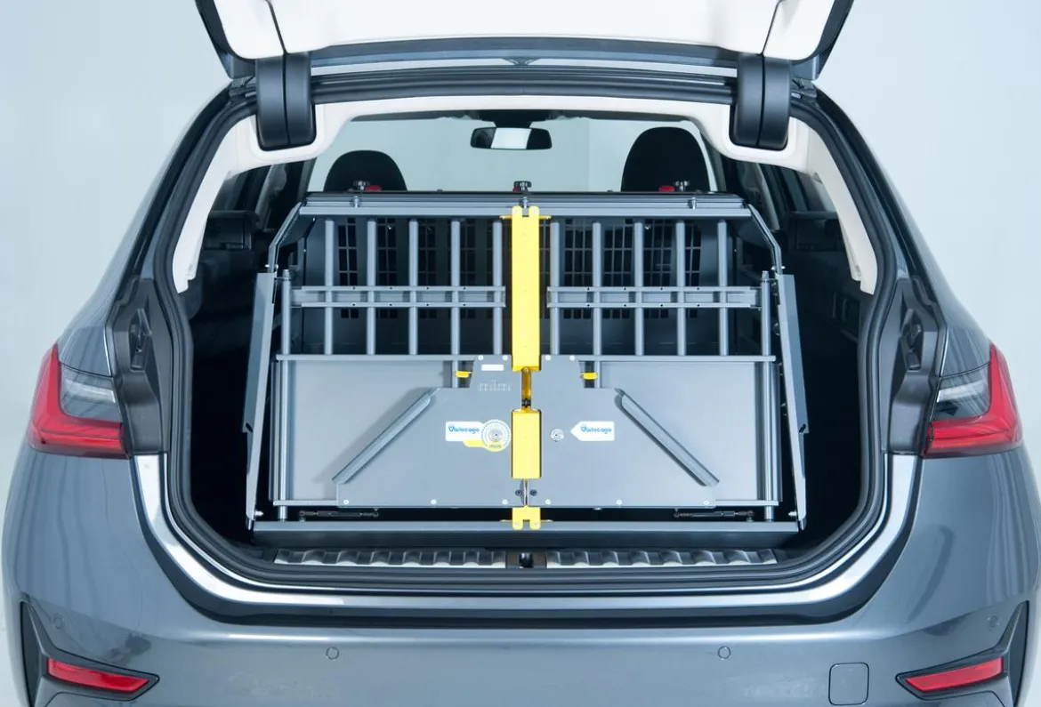 kleinmetall® Hundetransportbox VarioCage Doppelbox XL, ca. B99/H71,5/T81-103 cm