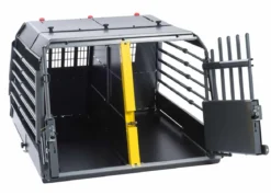 kleinmetall® Hundetransportbox VarioCage Doppelbox XL, ca. B99/H71,5/T81-103 cm