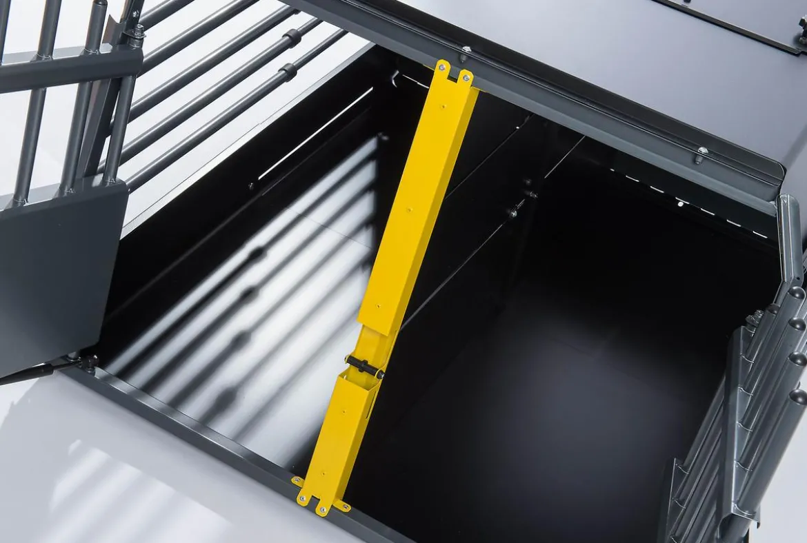 kleinmetall® Hundetransportbox VarioCage Doppelbox XL, ca. B99/H71,5/T81-103 cm