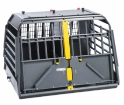 kleinmetall® Hundetransportbox VarioCage Doppelbox XL, ca. B99/H71,5/T81-103 cm