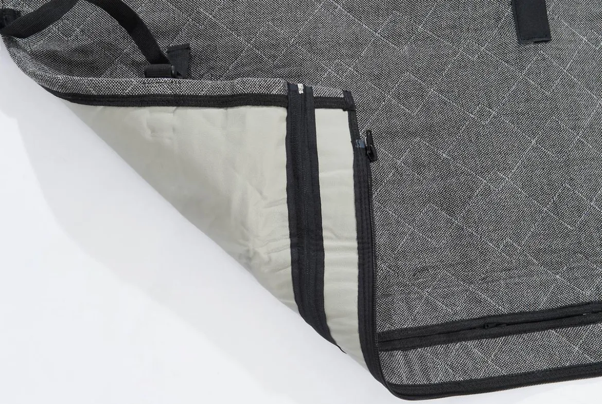 kleinmetall® Rücksitzschondecke Prestige, grau, ca. B155/H55/T140 cm