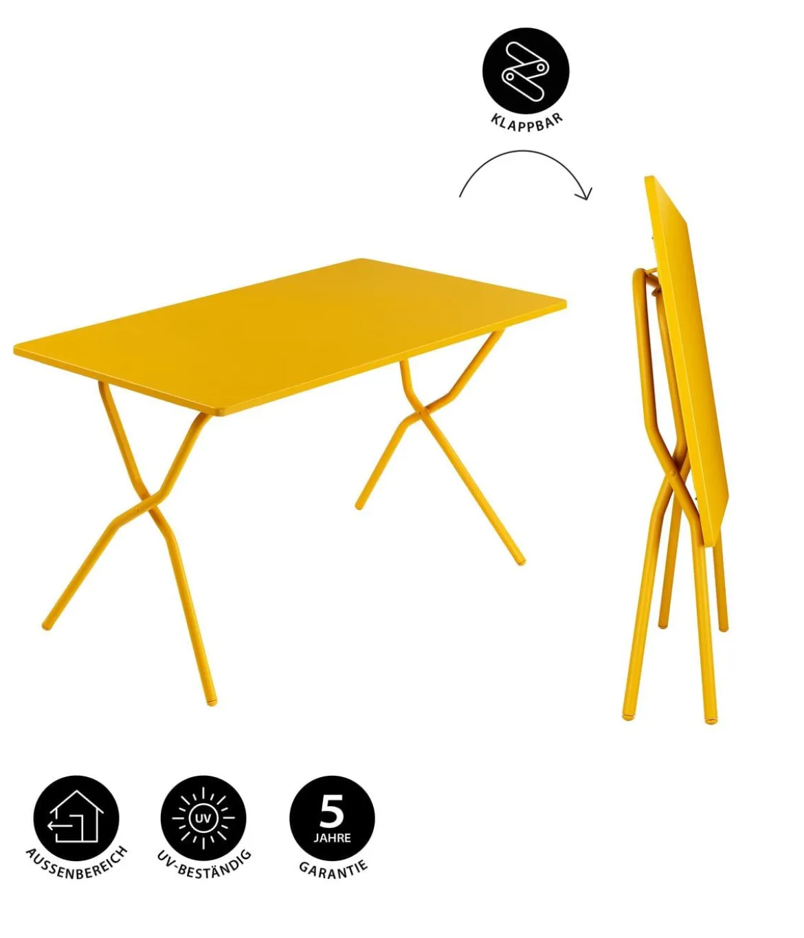 Lafuma Klapptisch Balcony Tab 120, ca. B120/H72/T70 cm