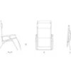 Lafuma Relaxliege R Clip, ca. B67/H114/T88 cm